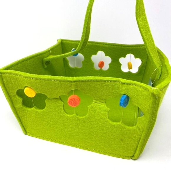Target Green Felt Square Easter Basket Decor - Picture 2 of 6